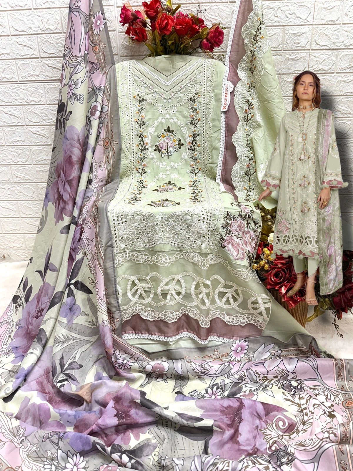 Fepic C 1825 Abc Pure Cotton Wholesale Pakistani Salwar Suit Catalog — Wholesale Pakistani Suits, MPA wholesale from Surat — Photo 4